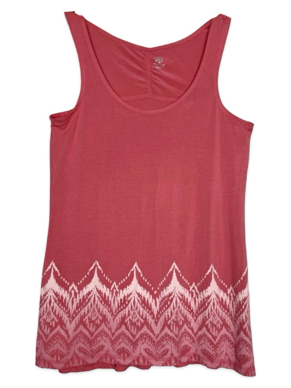 GAIAM Athletic Tank Top Womens S Small Coral Pink Lightweight Stretch Workout